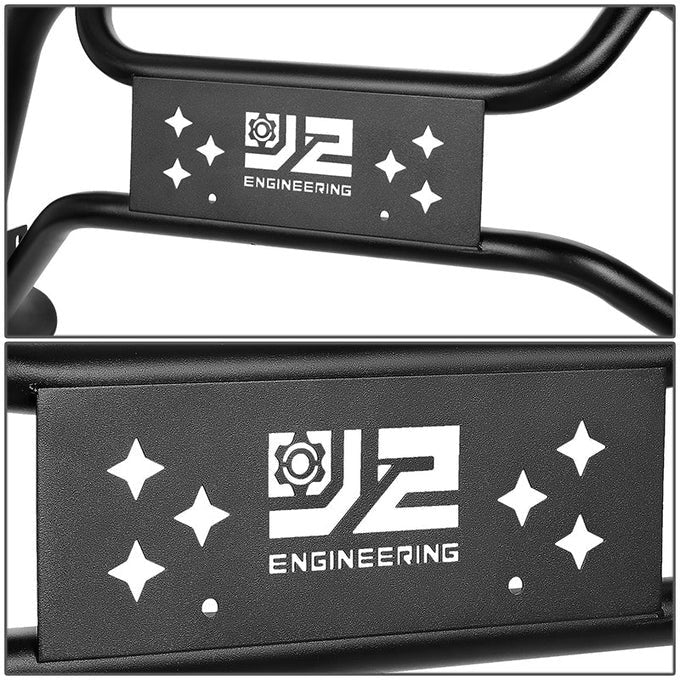 J2 Engineering Bull Bar for Toyota Tacoma (2005-2015) Bat Face / Diagonal Slat / Tubular Design - Image 3