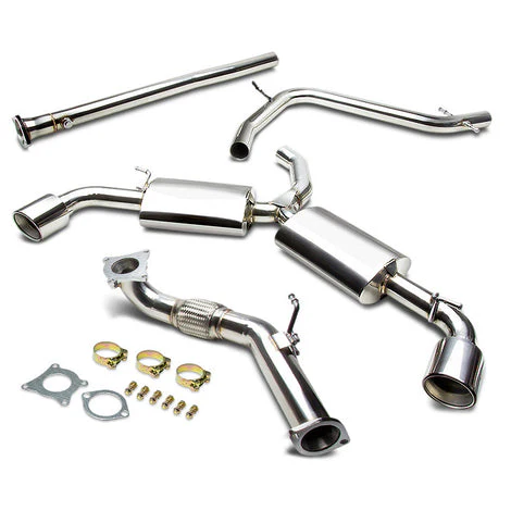 J2 Engineering Exhaust for VW GTI Mk6 A6 / Typ 5K (2010-2013) Catback with Dual Polished Tips J2-CBE-008