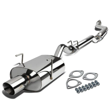 J2 Engineering Exhaust for Honda Civic EP3 Hatchback (2003-2005) Catback with Polished Tip J2-CBE-OS-071