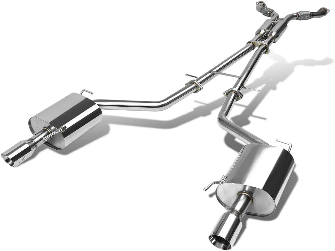 J2 Engineering Exhaust for Infiniti G37 Sedan (2009-2013) Catback with Dual Polished Tips J2-CBE-DS-034