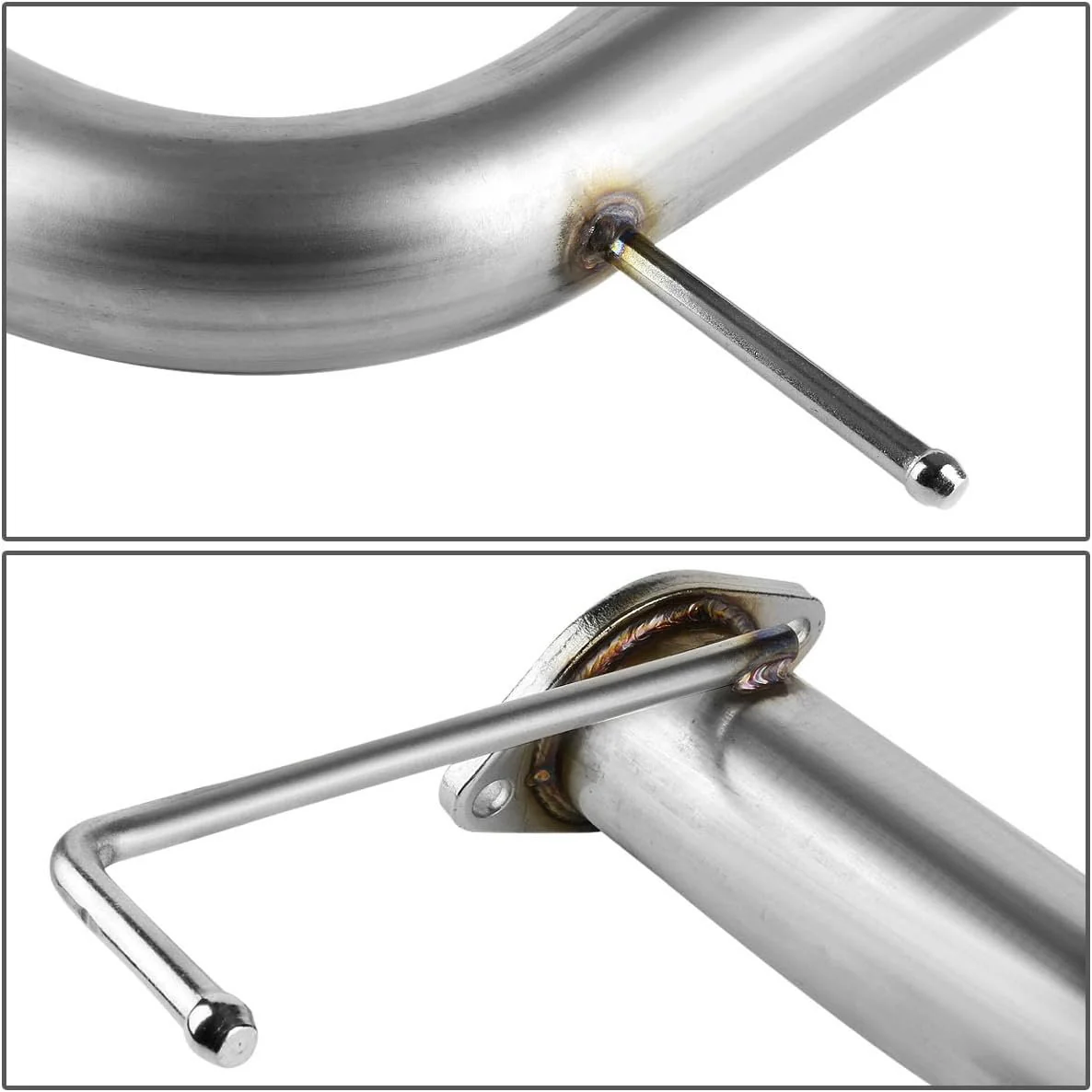 J2 Engineering Exhaust for Mitsubishi Eclipse 2.4L (2006-2008) Catback with Polished Tip J2-CBE-OS-069 - Image 2