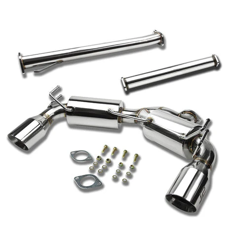 J2 Engineering Exhaust for Mitsubishi Lancer EVO X (2008-2015) Catback with Dual Polished Tips J2-CBE-005