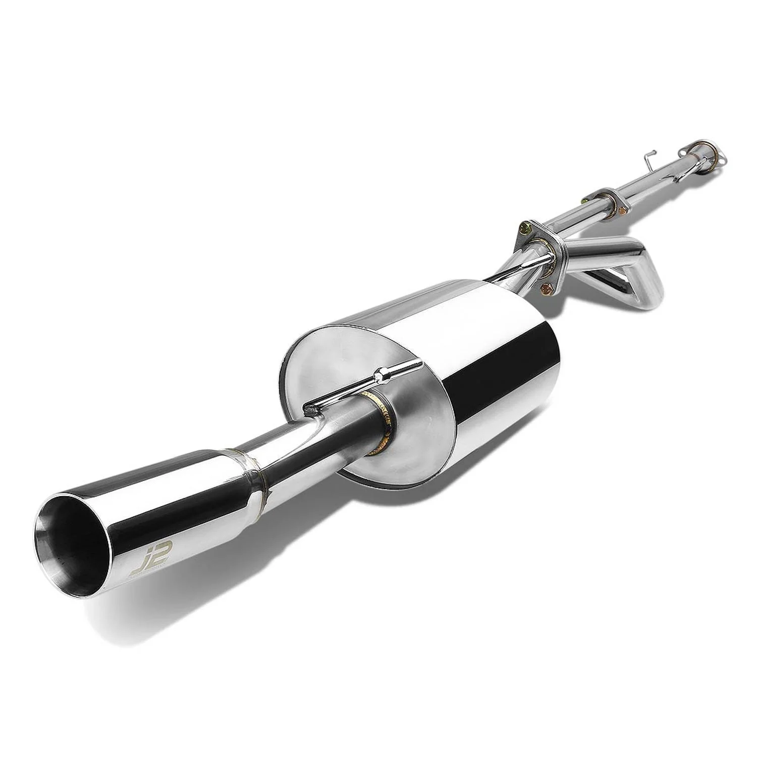 J2 Engineering Exhaust for Nissan Versa Sedan (2012-2017) Catback with Polished Tip J2-CBE-OS-066