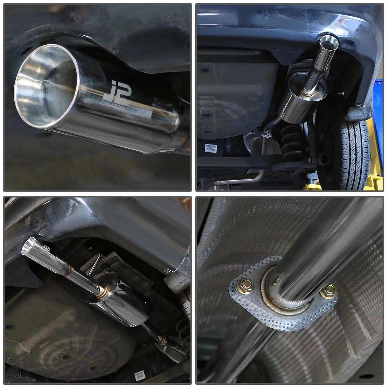 J2 Engineering Exhaust for Nissan Versa Sedan (2012-2017) Catback with Polished Tip J2-CBE-OS-066 - Image 7