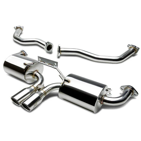 J2 Engineering Exhaust for Porsche Boxster S 987 2.7L / 3.2L/ 3.4L (2005-2008) Catback with Dual Polished Tips J2-CBE-018