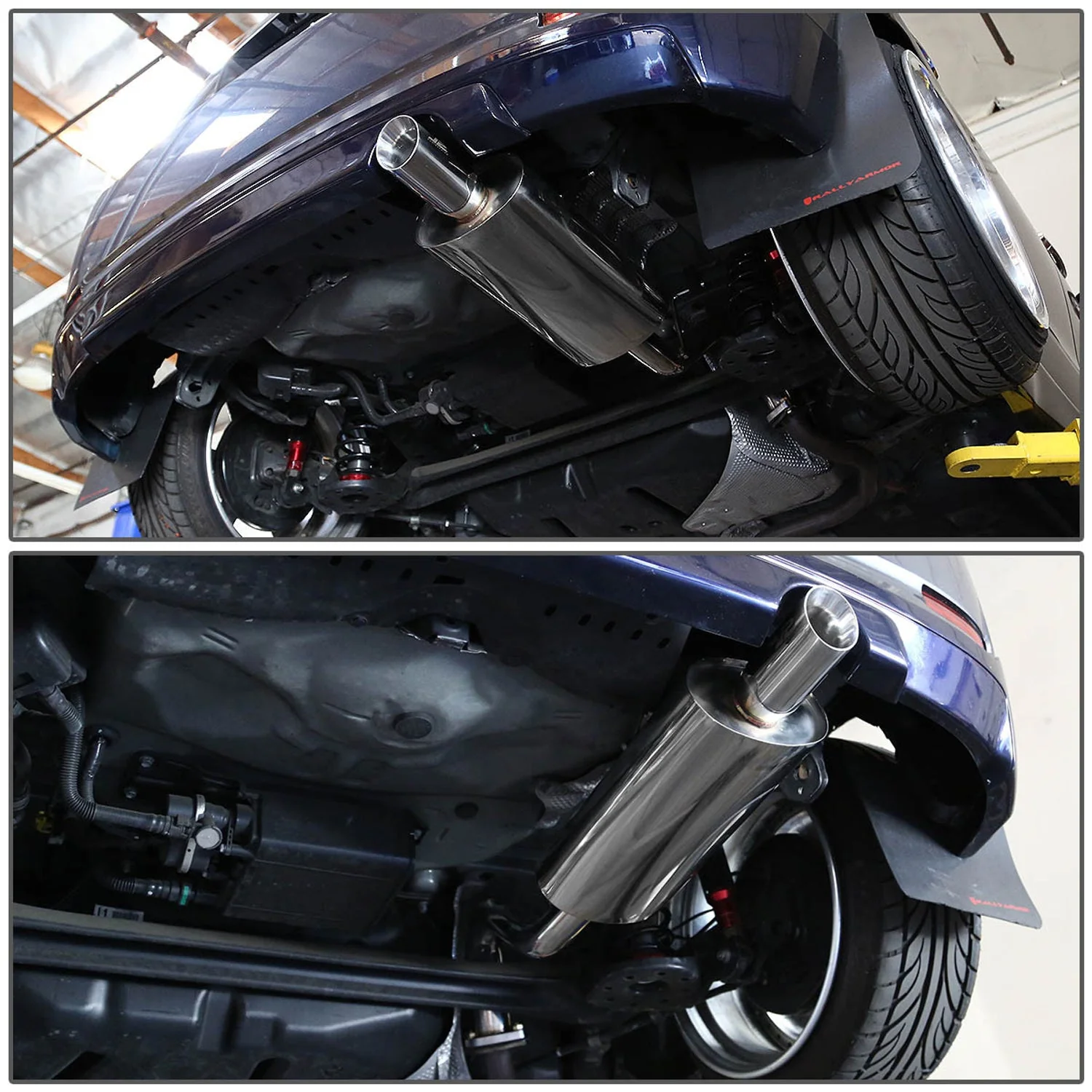 J2 Engineering Exhaust for Scion xD (2008-2014) Catback with Polished Tip J2-CBE-OS-061 - Image 5
