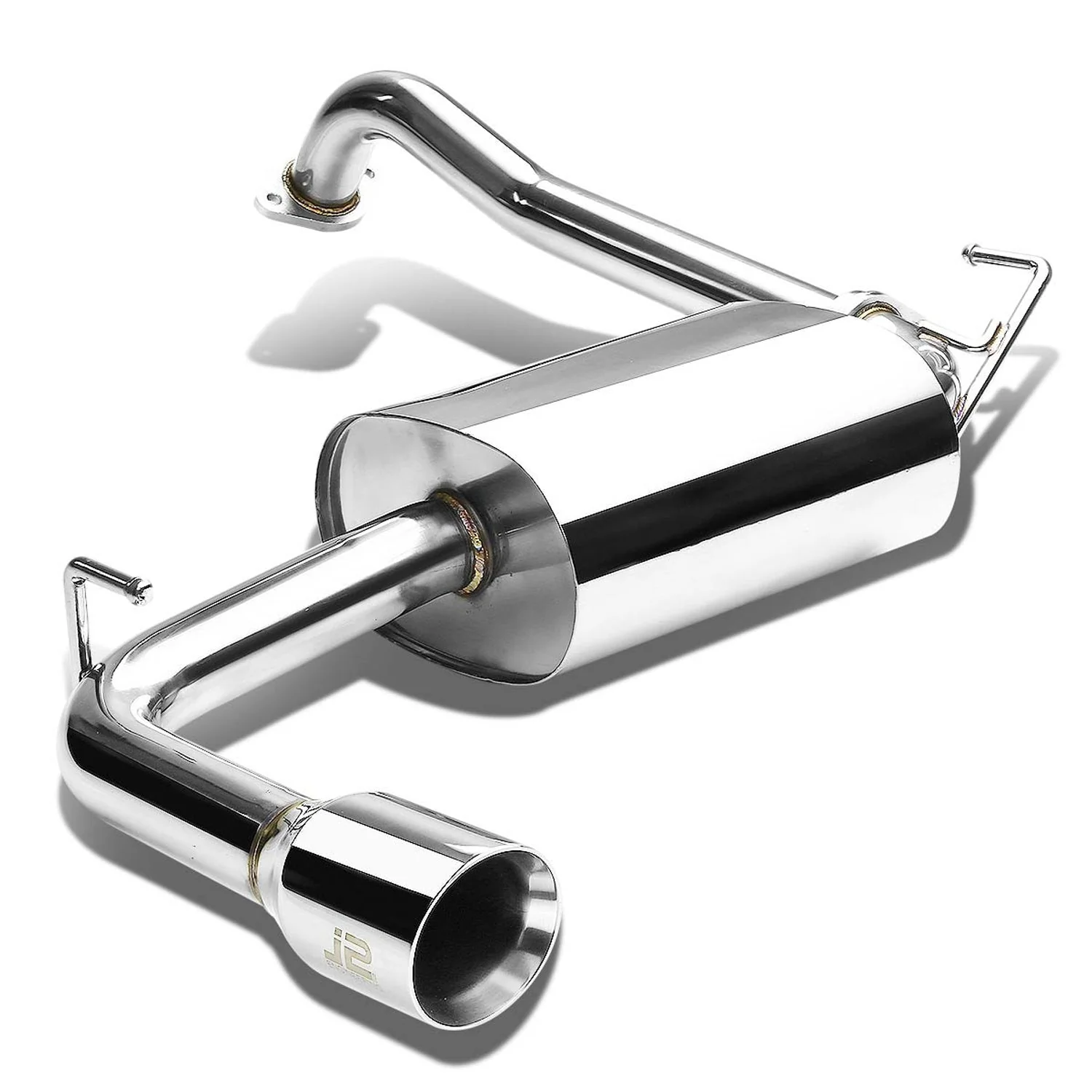 J2 Engineering Exhaust for Toyota Matrix (2003-2008) Catback with Polished Tip J2-CBE-OS-059 - Image 2