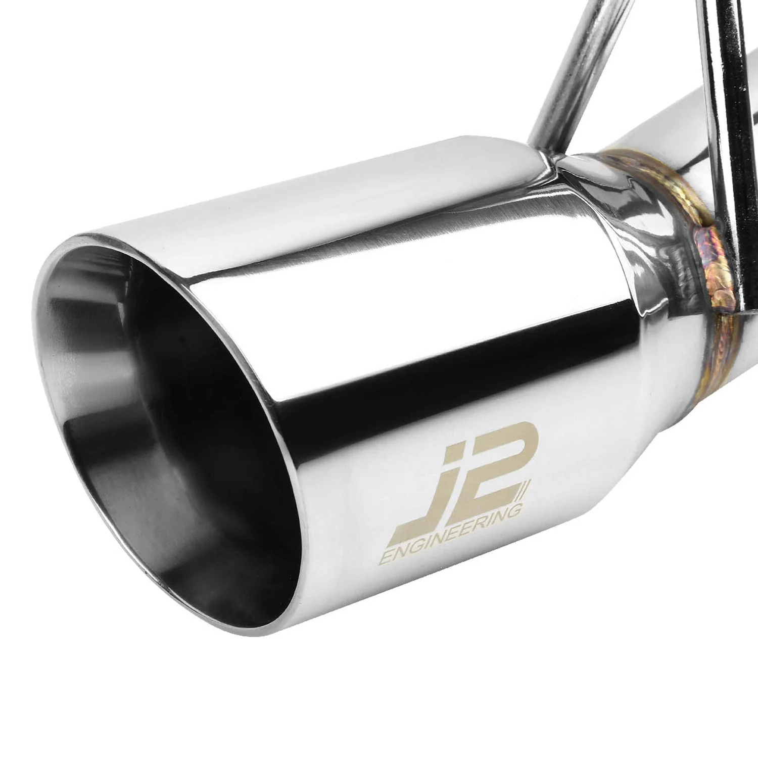 J2 Engineering Exhaust for VW Beetle 2.5L (2006-2010) Catback with Polished Tip J2-CBE-OS-062 - Image 3