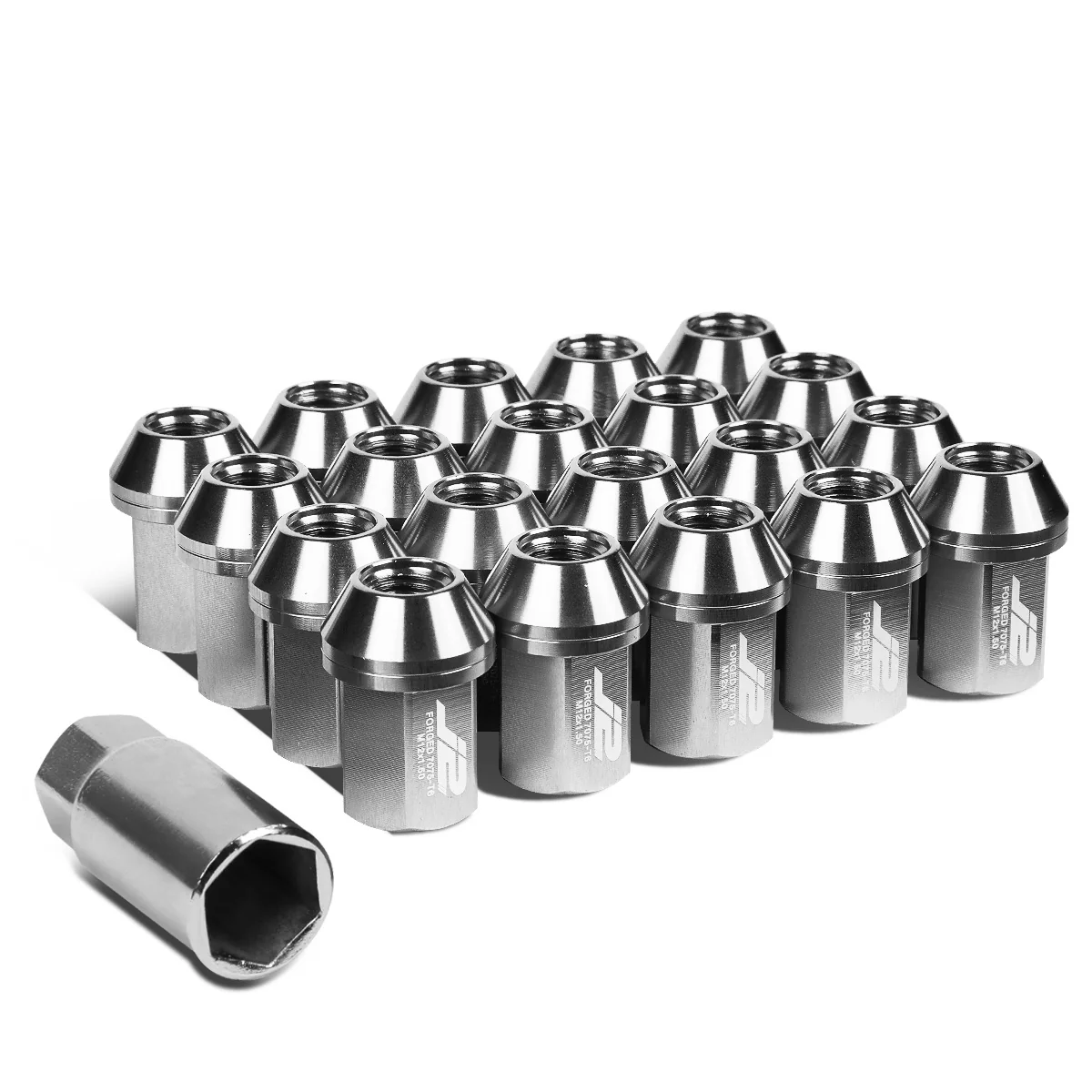 J2 Engineering Lug Nuts (M12 x 1.50) 20 Piece Set With Closed End for Acorn / Conical Wheels - Black / Blue / Gold / Red / Silver - Image 17