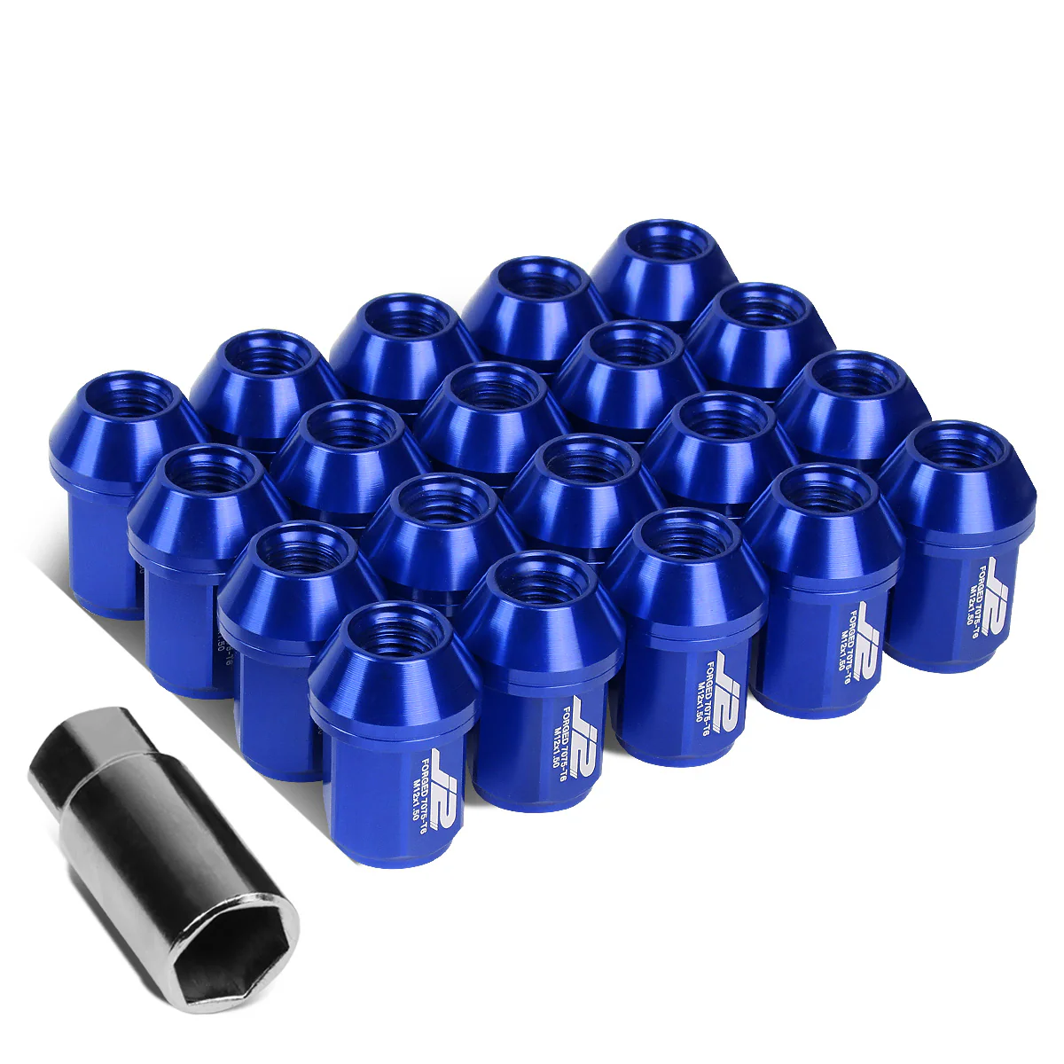 J2 Engineering Lug Nuts (M12 x 1.50) 20 Piece Set With Closed End for Acorn / Conical Wheels - Black / Blue / Gold / Red / Silver - Image 31
