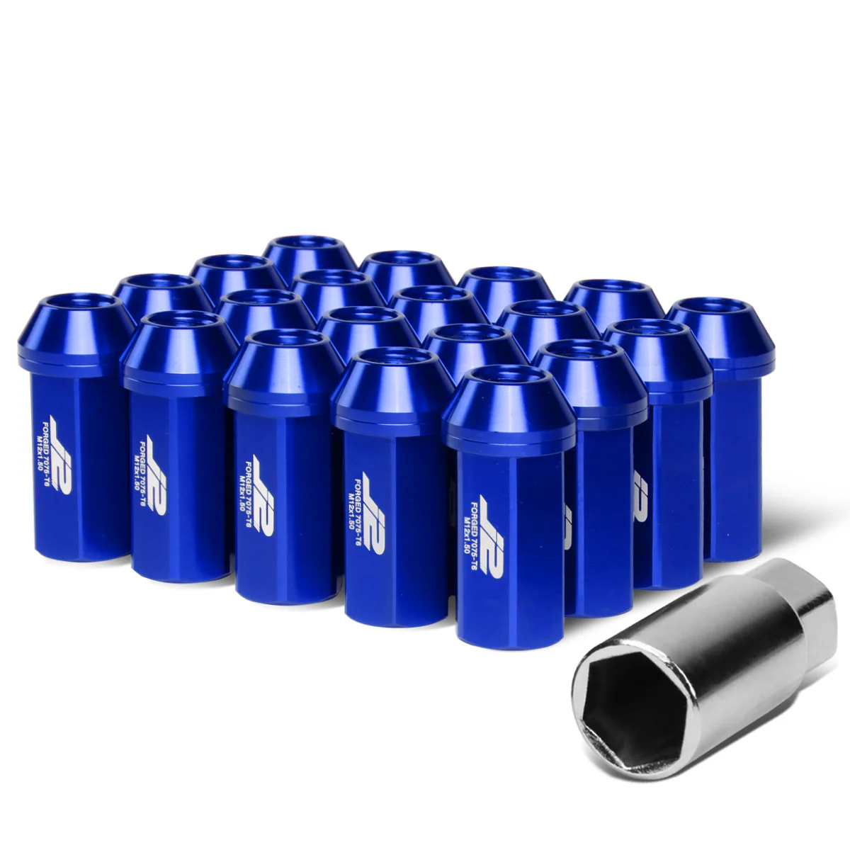 J2 Engineering Lug Nuts (M12 x 1.50) 20 Piece Set With Closed End for Acorn / Conical Wheels - Black / Blue / Gold / Red / Silver - Image 54