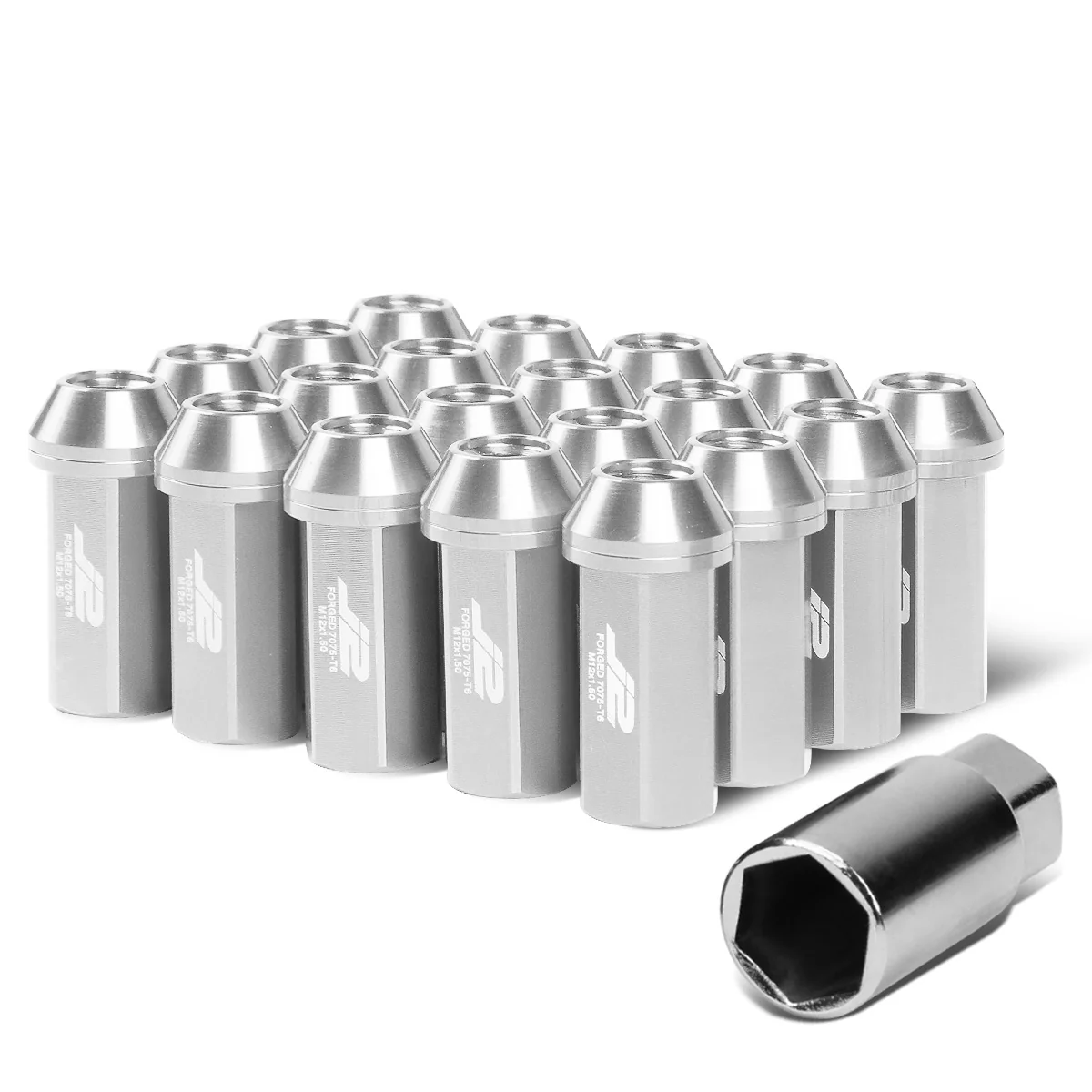 J2 Engineering Lug Nuts (M12 x 1.50) 20 Piece Set With Closed End for Acorn / Conical Wheels - Black / Blue / Gold / Red / Silver - Image 69
