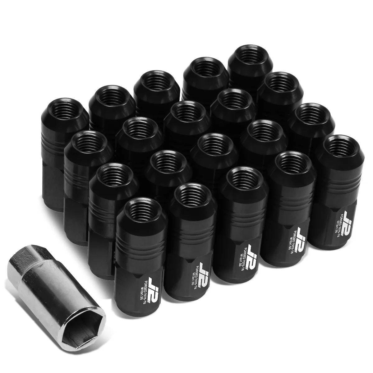 J2 Engineering Lug Nuts (M12 x 1.50) 20 Piece Set With Closed End for Acorn / Conical Wheels - Black / Blue / Gold / Red / Silver - Image 76