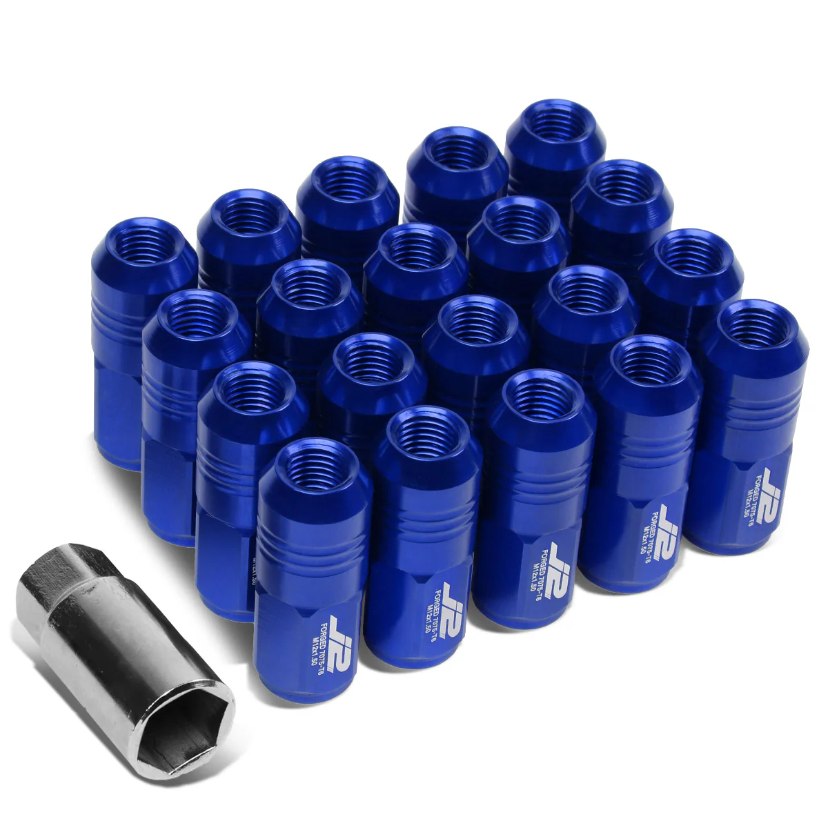 J2 Engineering Lug Nuts (M12 x 1.50) 20 Piece Set With Closed End for Acorn / Conical Wheels - Black / Blue / Gold / Red / Silver - Image 81