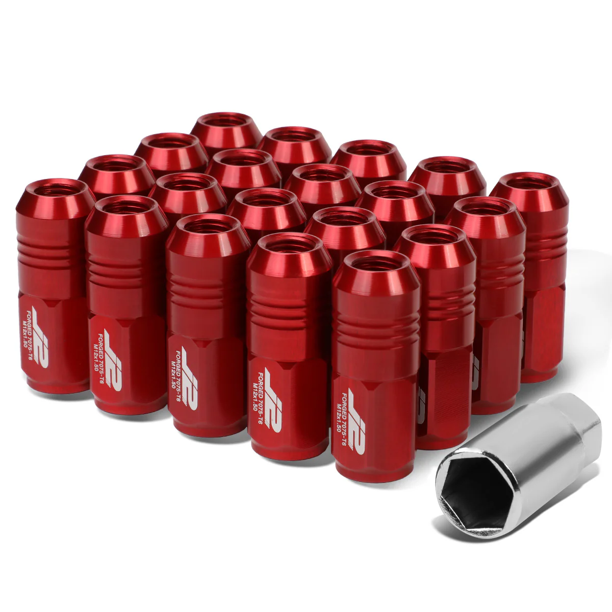 J2 Engineering Lug Nuts (M12 x 1.50) 20 Piece Set With Closed End for Acorn / Conical Wheels - Black / Blue / Gold / Red / Silver - Image 89