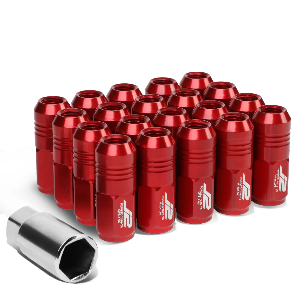 J2 Engineering Lug Nuts (M12 x 1.50) 20 Piece Set With Closed End for Acorn / Conical Wheels - Black / Blue / Gold / Red / Silver - Image 90