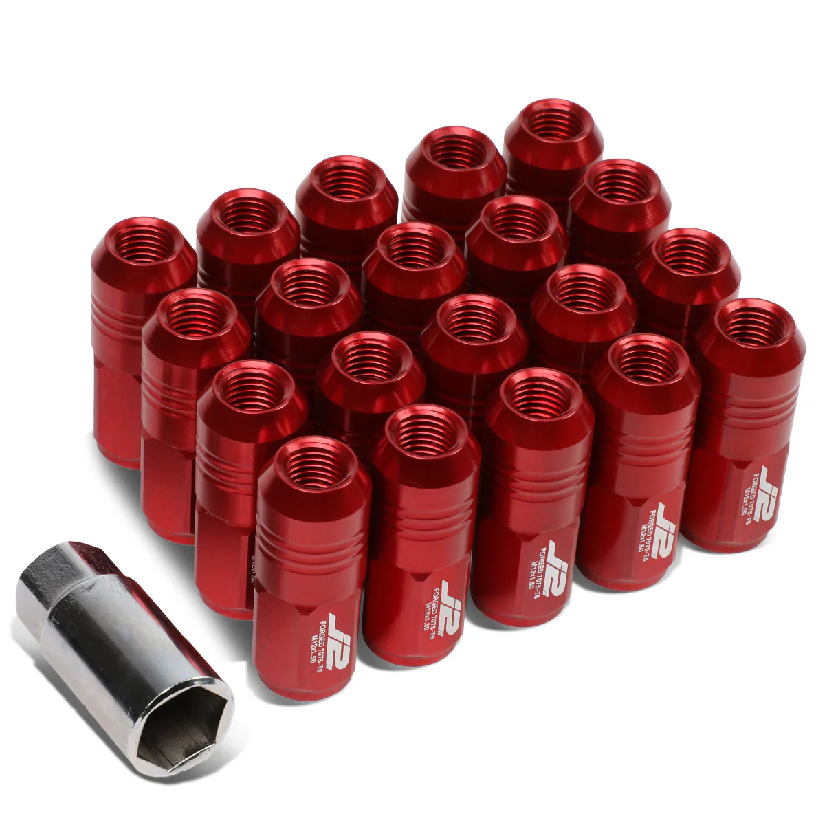J2 Engineering Lug Nuts (M12 x 1.50) 20 Piece Set With Closed End for Acorn / Conical Wheels - Black / Blue / Gold / Red / Silver - Image 91