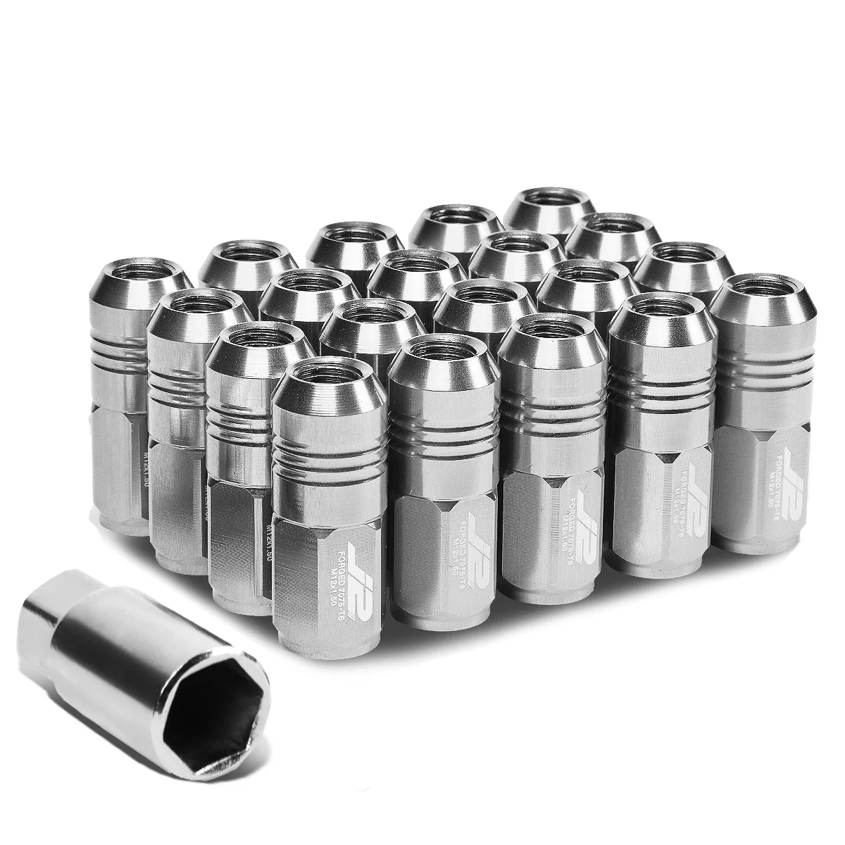 J2 Engineering Lug Nuts (M12 x 1.50) 20 Piece Set With Closed End for Acorn / Conical Wheels - Black / Blue / Gold / Red / Silver - Image 95
