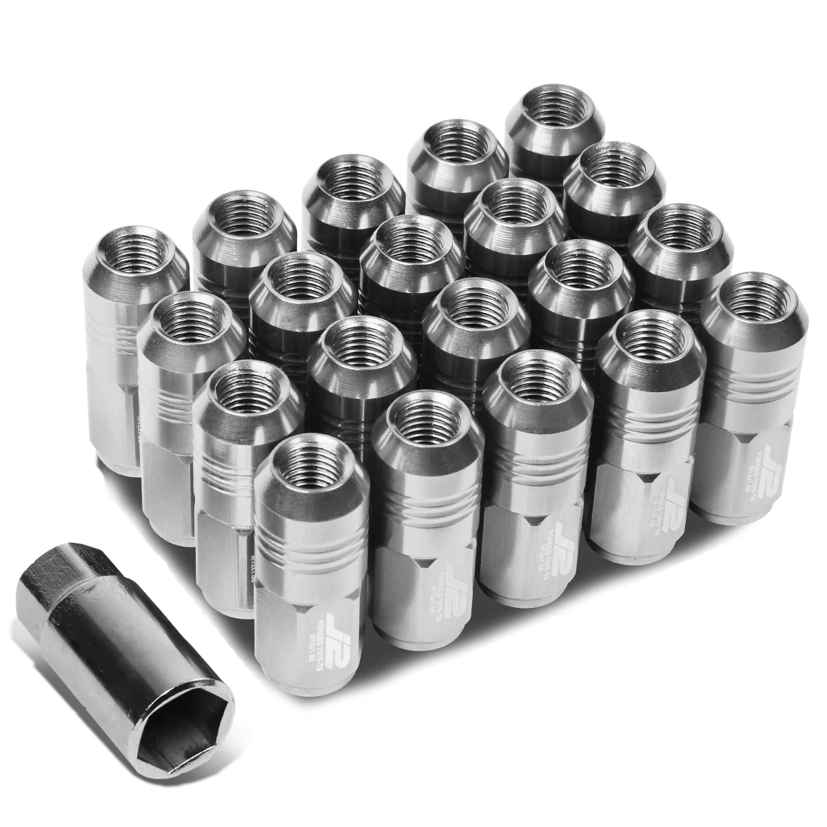J2 Engineering Lug Nuts (M12 x 1.50) 20 Piece Set With Closed End for Acorn / Conical Wheels - Black / Blue / Gold / Red / Silver - Image 96