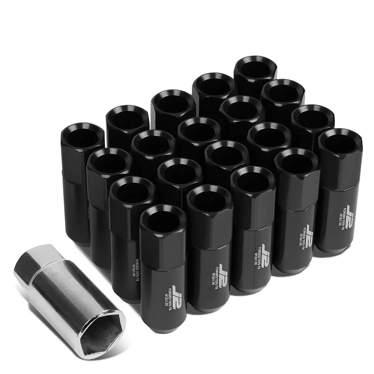 J2 Engineering Lug Nuts (12 x 1.5) 20 Piece Set With Spiky or Open-End Cup - Black / Blue / Gold / Red / Silver - Image 28