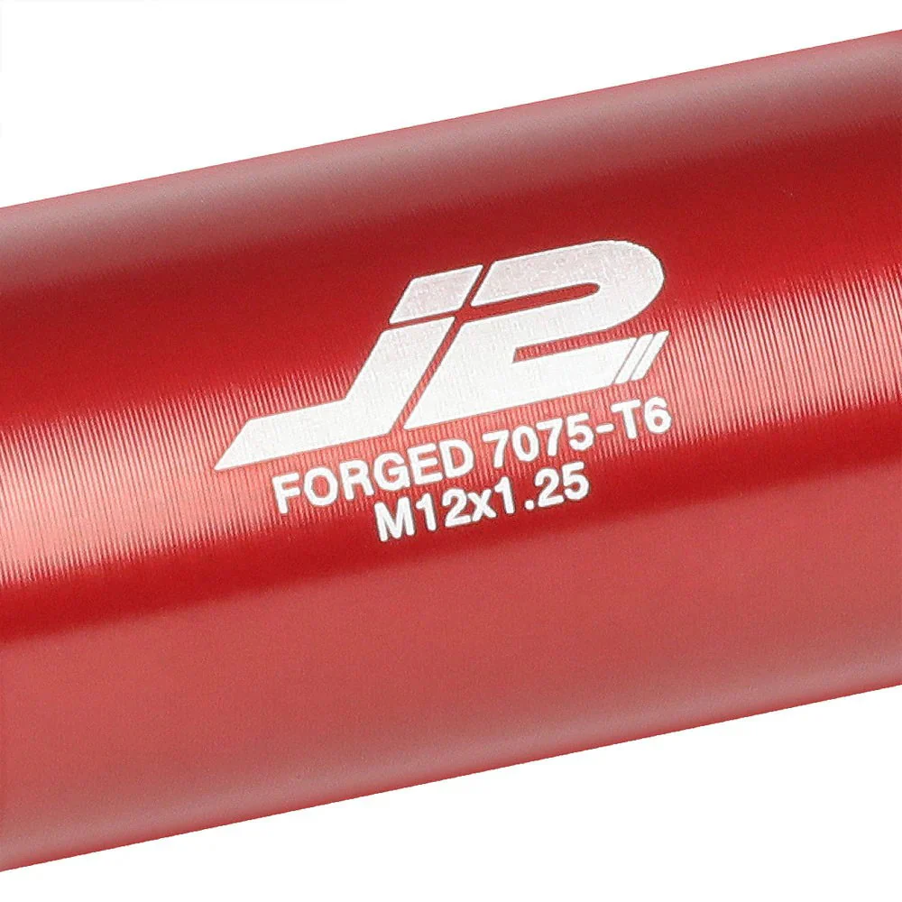 J2 Engineering Lug Nuts (M12 x 1.25) 16 Piece Set With Open End and Lock Nuts- Black / Blue / Red - Image 13