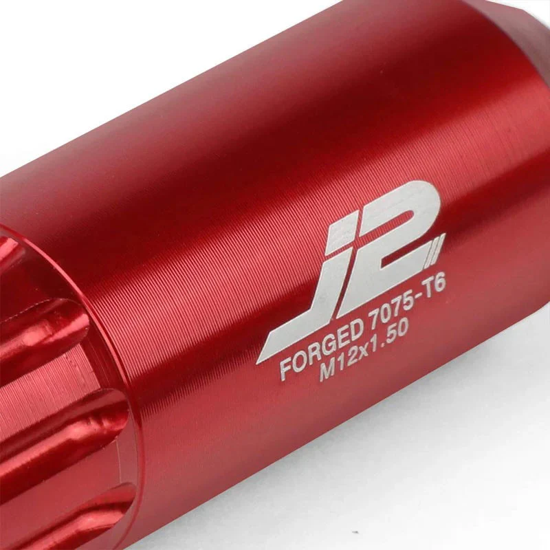 J2 Engineering Lug Nuts (M12 x 1.50) 20 Piece Locking Set - Black / Blue / Gold / Red / Silver - Image 19