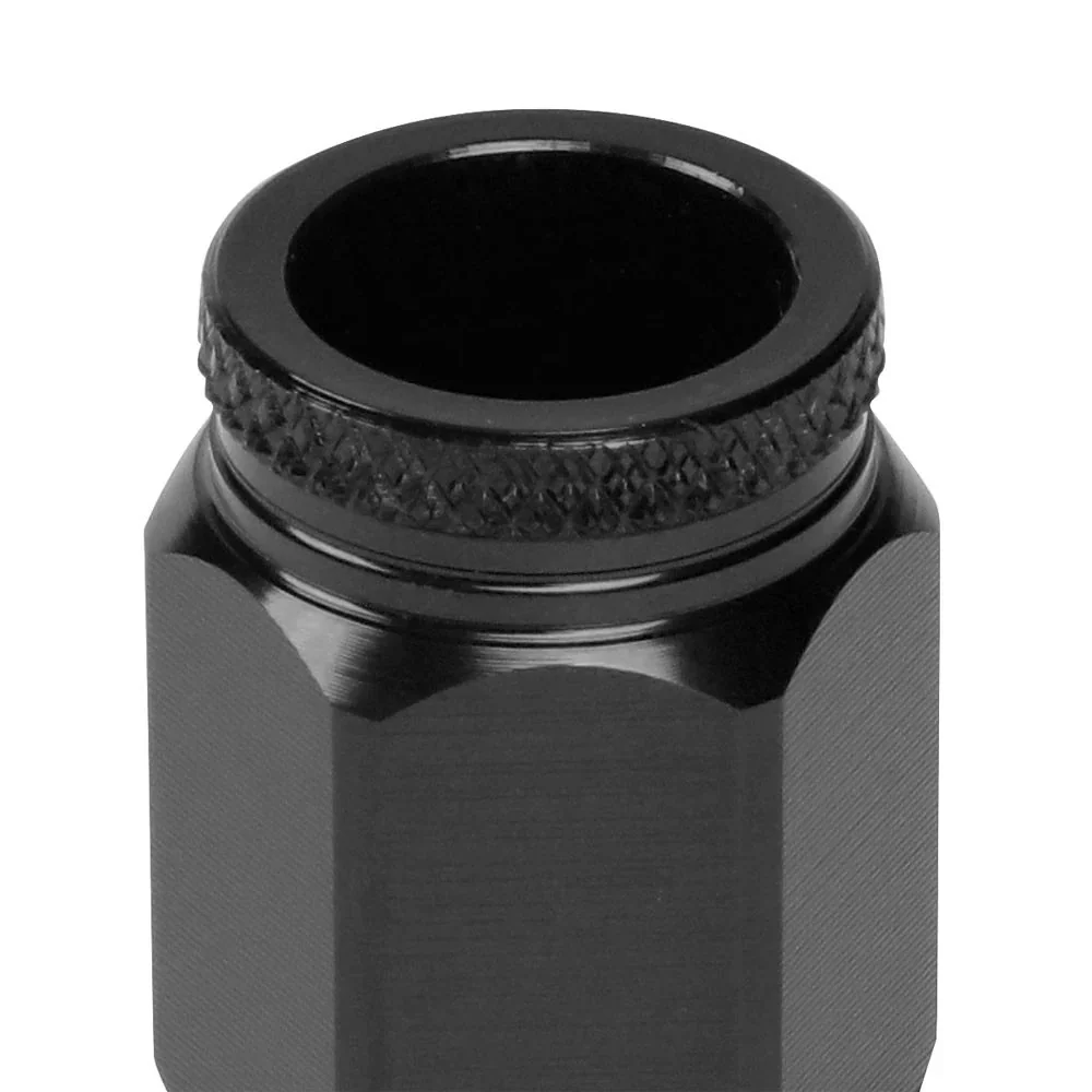 J2 Engineering Lug Nuts (M12 x 1.25) 16 Piece Set With Open Knurled End and Lock Nuts- Black / Blue / Red - Image 10
