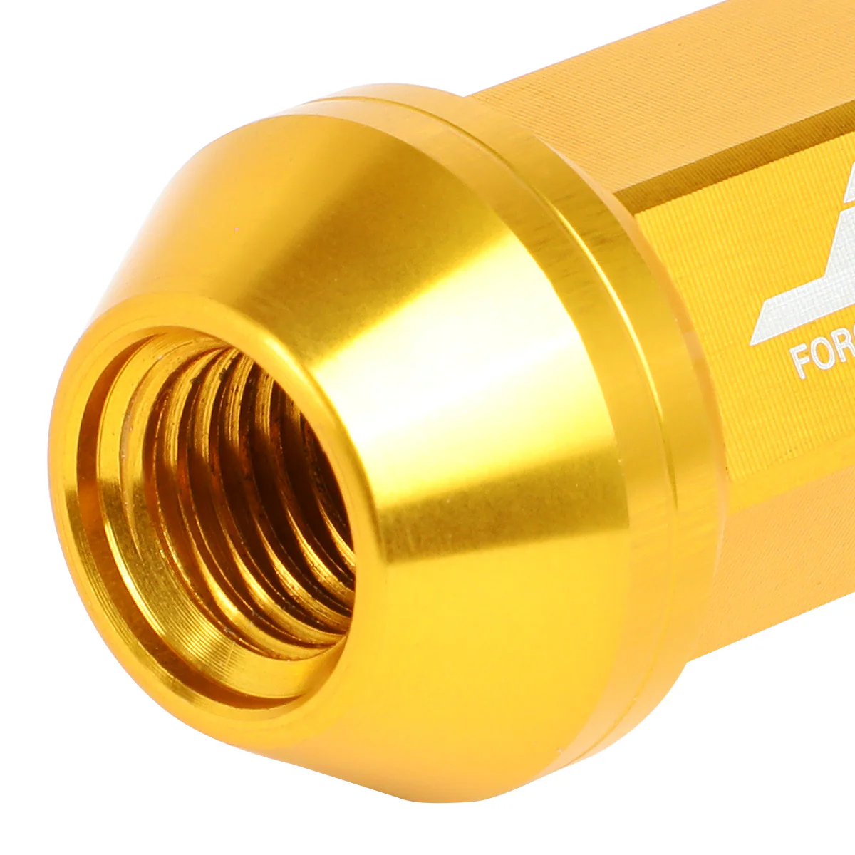 J2 Engineering Lug Nuts (M12 x 1.50) 20 Piece Set With Open Knurled End - Black / Blue / Gold / Red / Silver - Image 4
