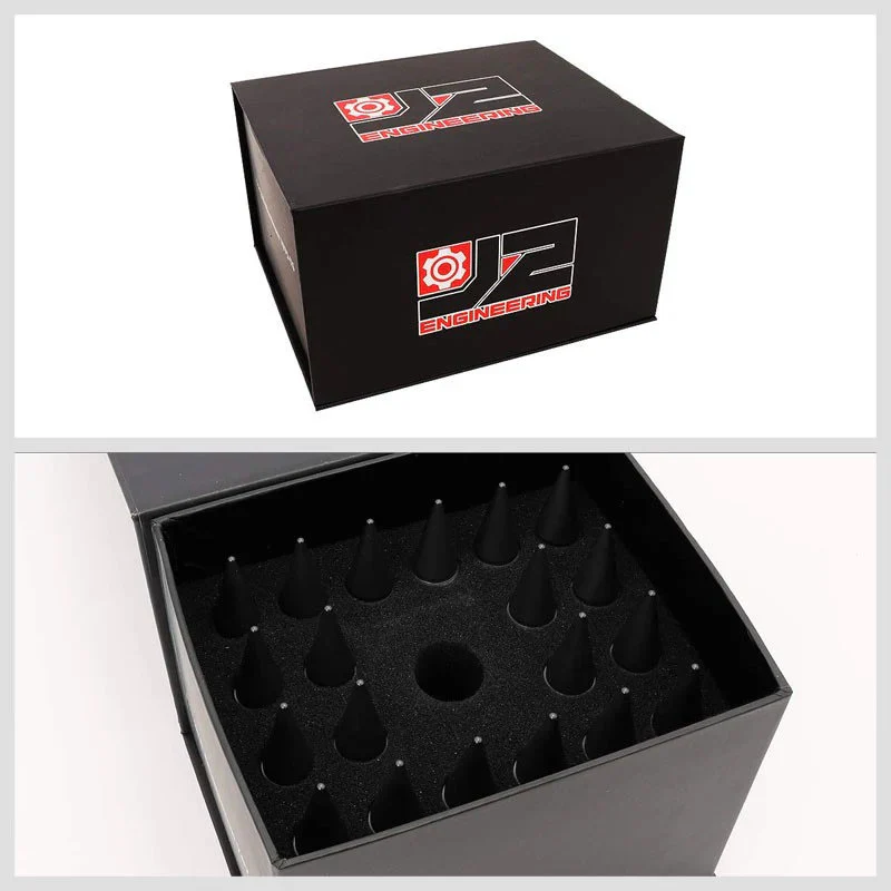 J2 Engineering Spiked Lug Nuts (M12 x 1.50) 20 Piece Open End and Spiked Cap Set - Black / Blue / Gold / Red / Silver - Image 102
