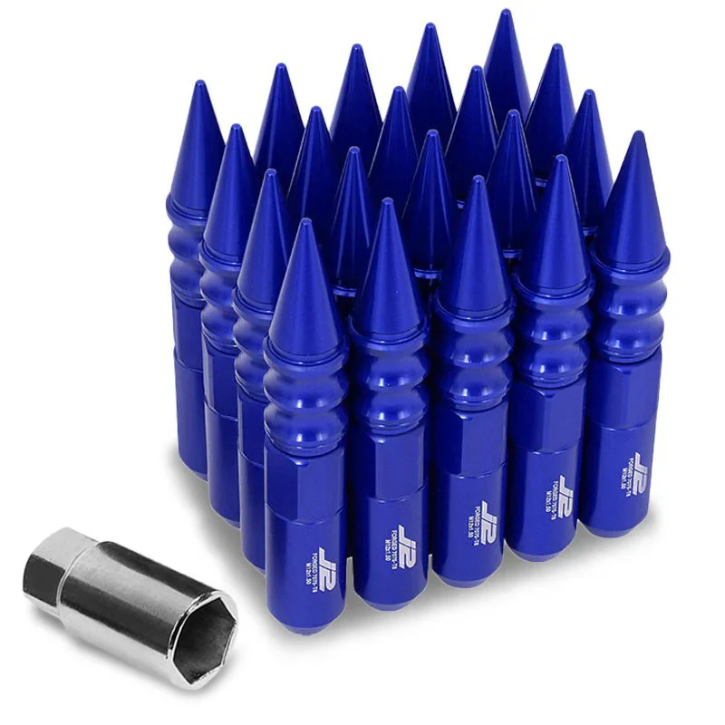 J2 Engineering Spiked Lug Nuts (M12 x 1.50) 20 Piece Open End and Spiked Cap Set - Black / Blue / Gold / Red / Silver - Image 106