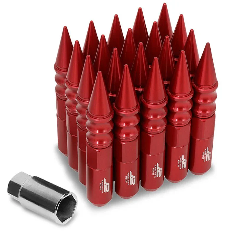 J2 Engineering Spiked Lug Nuts (M12 x 1.50) 20 Piece Open End and Spiked Cap Set - Black / Blue / Gold / Red / Silver - Image 116