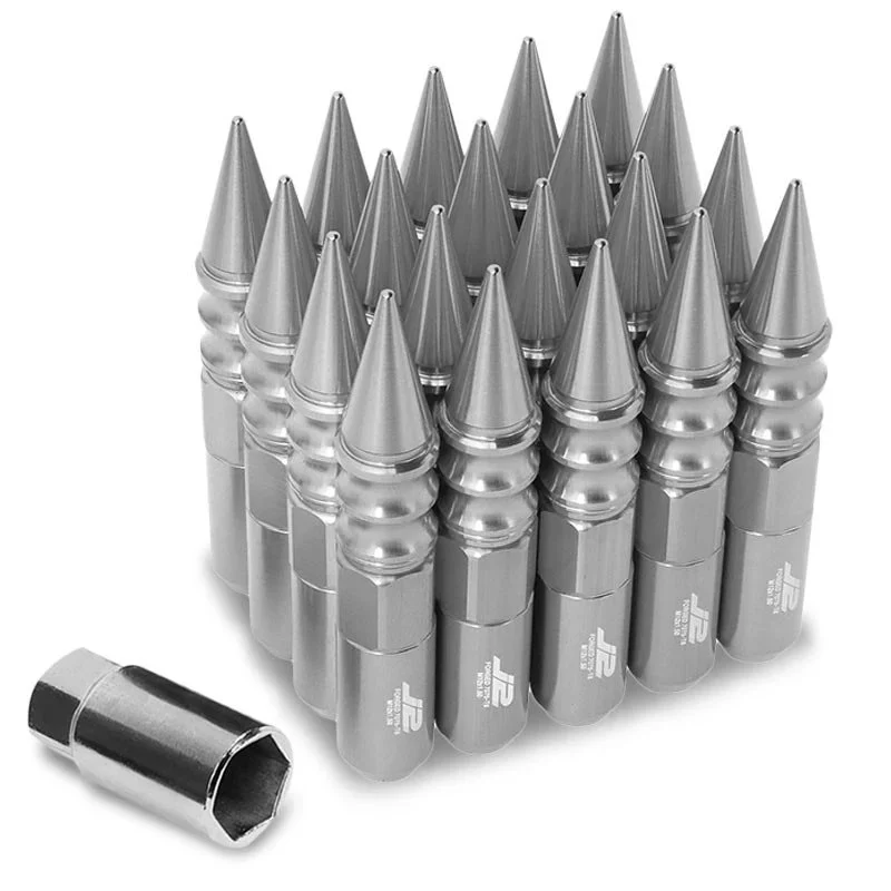 J2 Engineering Spiked Lug Nuts (M12 x 1.50) 20 Piece Open End and Spiked Cap Set - Black / Blue / Gold / Red / Silver - Image 121