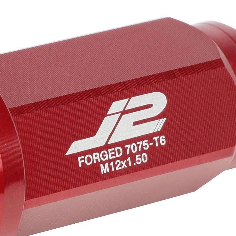 J2 Engineering Spiked Lug Nuts (M12 x 1.50) 20 Piece Open End and Spiked Cap Set - Black / Blue / Gold / Red / Silver - Image 18
