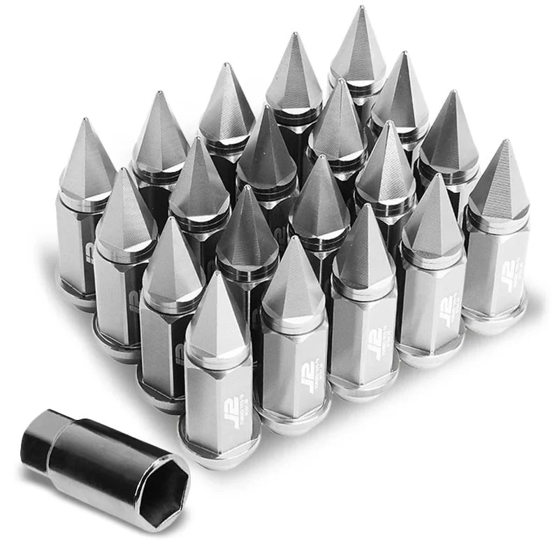 J2 Engineering Spiked Lug Nuts (M12 x 1.50) 20 Piece Open End and Spiked Cap Set - Black / Blue / Gold / Red / Silver - Image 21