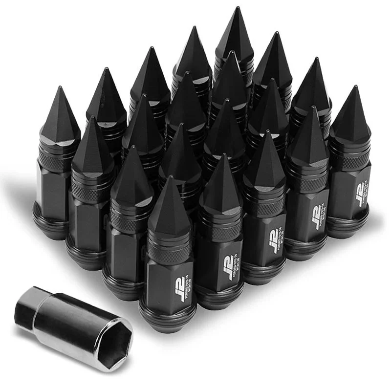 J2 Engineering Spiked Lug Nuts (M12 x 1.50) 20 Piece Open End and Spiked Cap Set - Black / Blue / Gold / Red / Silver - Image 26