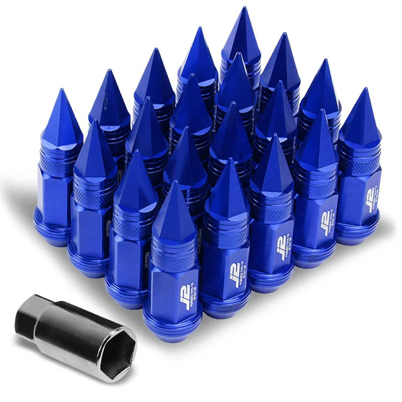 J2 Engineering Spiked Lug Nuts (M12 x 1.50) 20 Piece Open End and Spiked Cap Set - Black / Blue / Gold / Red / Silver - Image 31