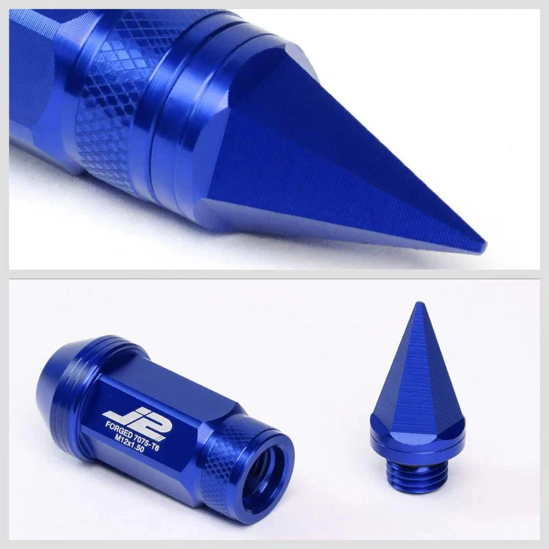 J2 Engineering Spiked Lug Nuts (M12 x 1.50) 20 Piece Open End and Spiked Cap Set - Black / Blue / Gold / Red / Silver - Image 35