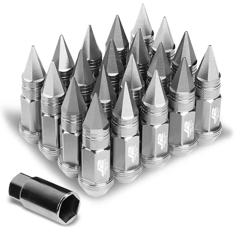 J2 Engineering Spiked Lug Nuts (M12 x 1.50) 20 Piece Open End and Spiked Cap Set - Black / Blue / Gold / Red / Silver - Image 46