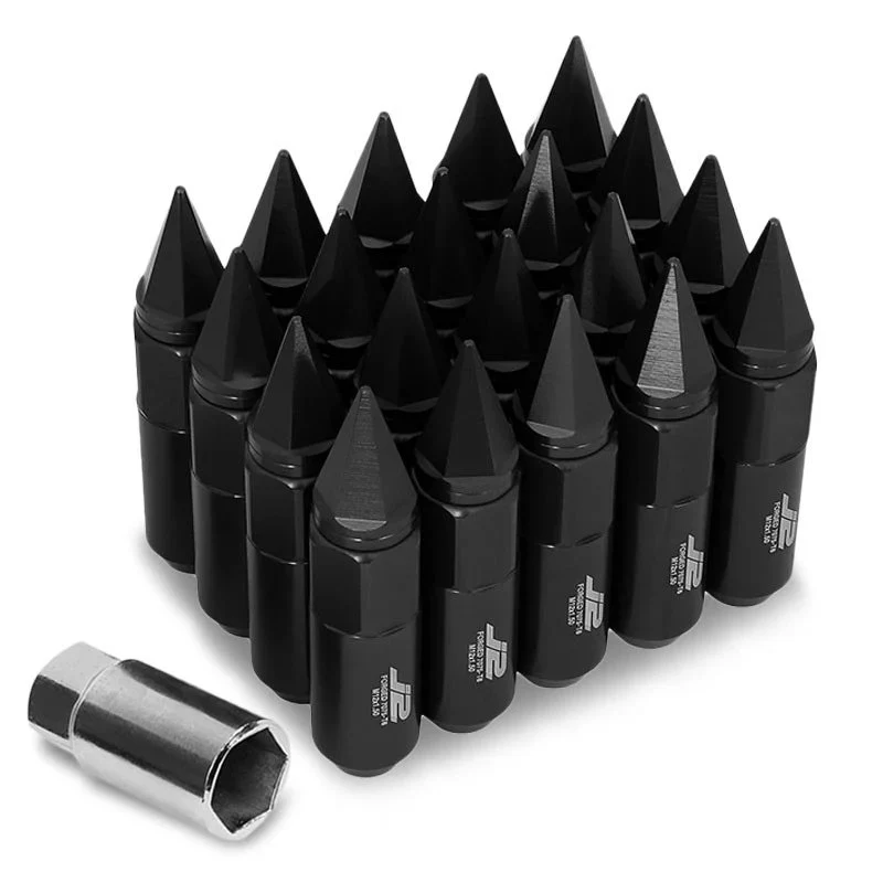 J2 Engineering Spiked Lug Nuts (M12 x 1.50) 20 Piece Open End and Spiked Cap Set - Black / Blue / Gold / Red / Silver - Image 51