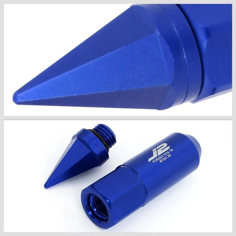 J2 Engineering Spiked Lug Nuts (M12 x 1.50) 20 Piece Open End and Spiked Cap Set - Black / Blue / Gold / Red / Silver - Image 59