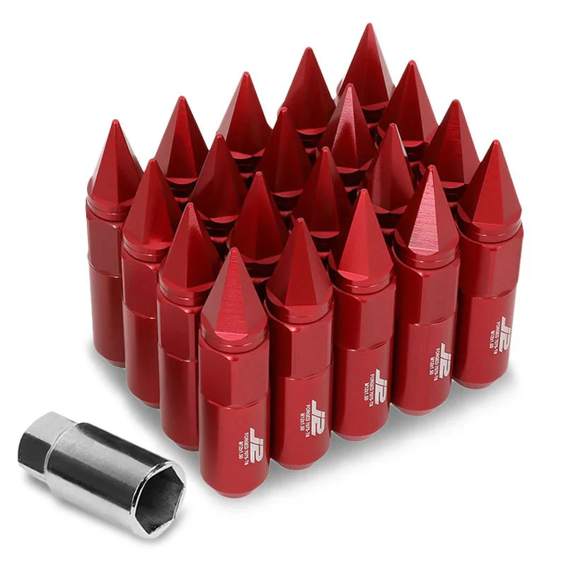 J2 Engineering Spiked Lug Nuts (M12 x 1.50) 20 Piece Open End and Spiked Cap Set - Black / Blue / Gold / Red / Silver - Image 66