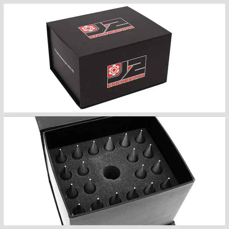 J2 Engineering Spiked Lug Nuts (M12 x 1.50) 20 Piece Open End and Spiked Cap Set - Black / Blue / Gold / Red / Silver - Image 97