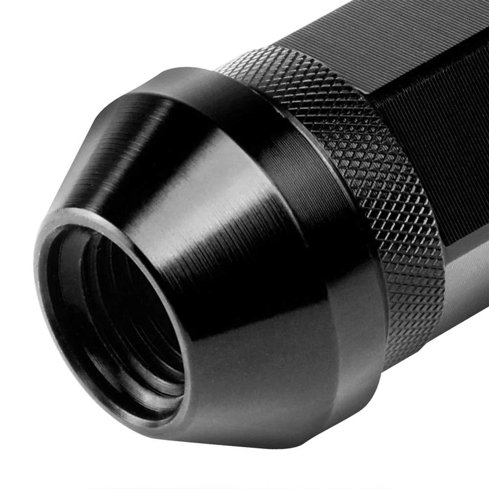 J2 Engineering Lug Nuts (M12 x 1.25) 20 Piece Set With Open Knurled End - Black / Blue / Red - Image 111