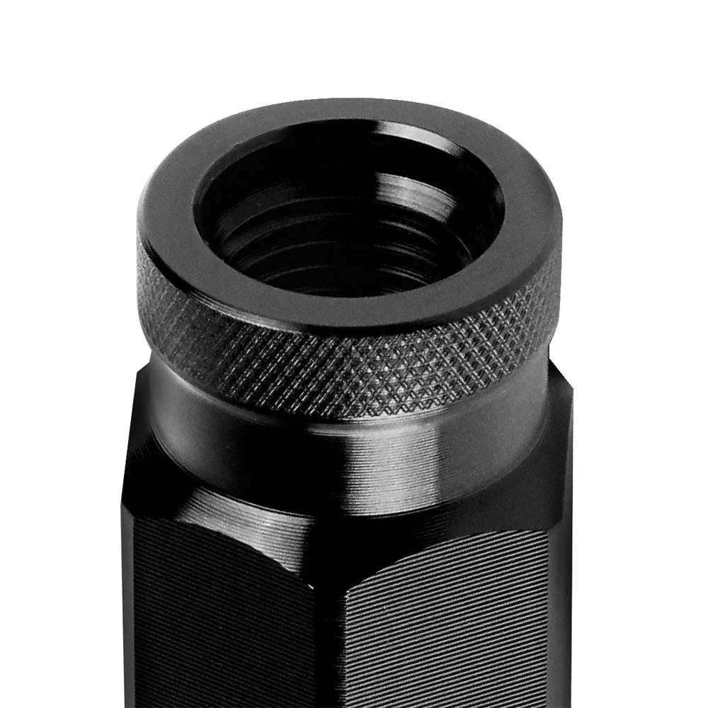 J2 Engineering Lug Nuts (M12 x 1.25) 20 Piece Set With Open Knurled End - Black / Blue / Red - Image 113