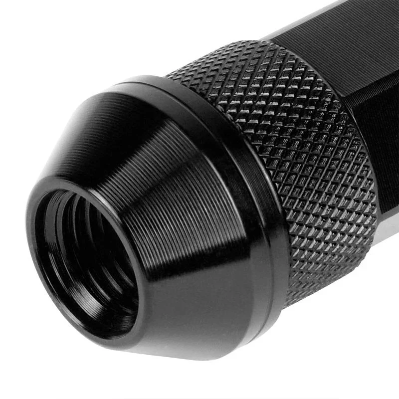 J2 Engineering Lug Nuts (M12 x 1.25) 20 Piece Set With Open Knurled End - Black / Blue / Red - Image 129