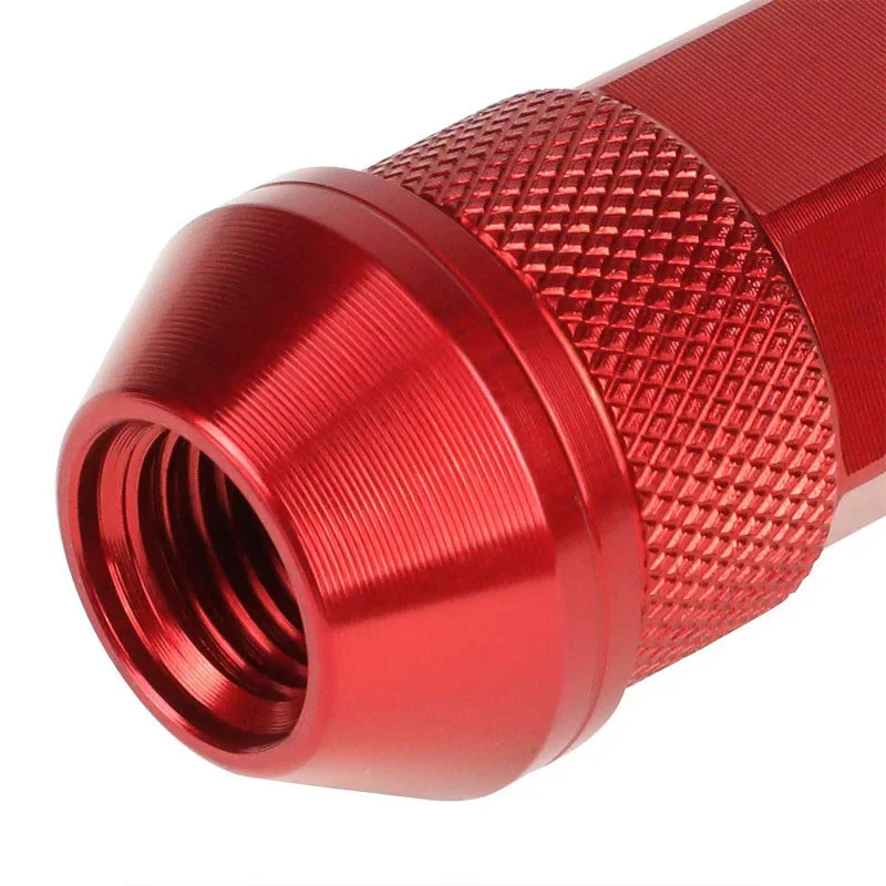J2 Engineering Lug Nuts (M12 x 1.25) 20 Piece Set With Open Knurled End - Black / Blue / Red - Image 141
