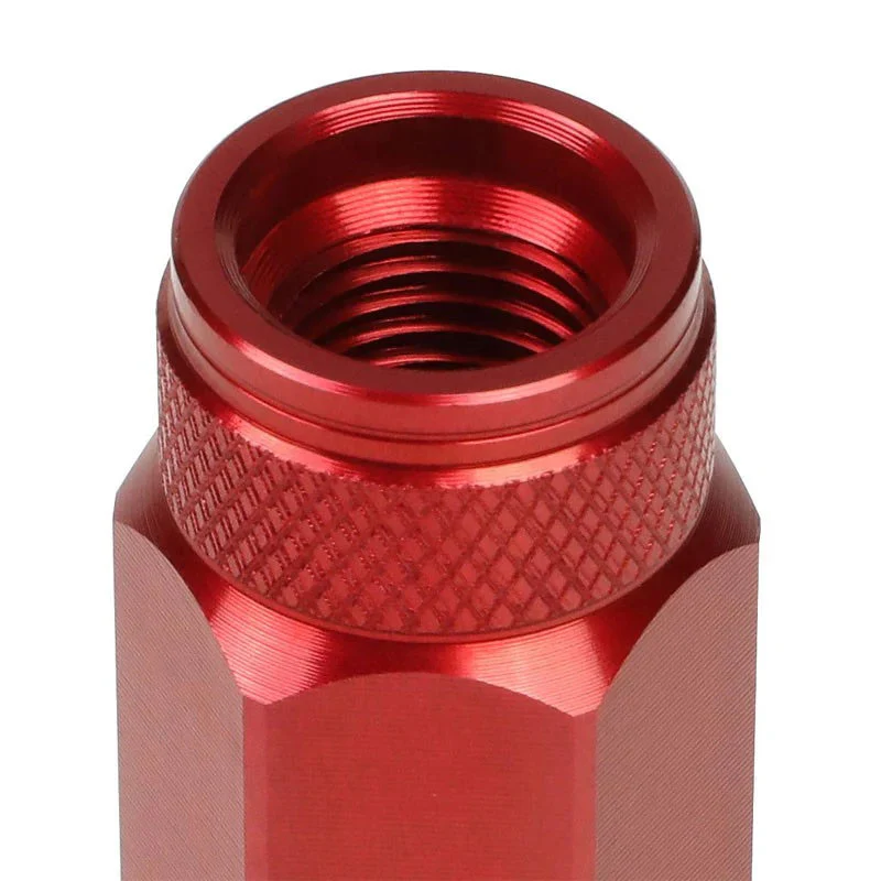 J2 Engineering Lug Nuts (M12 x 1.25) 20 Piece Set With Open Knurled End - Black / Blue / Red - Image 143