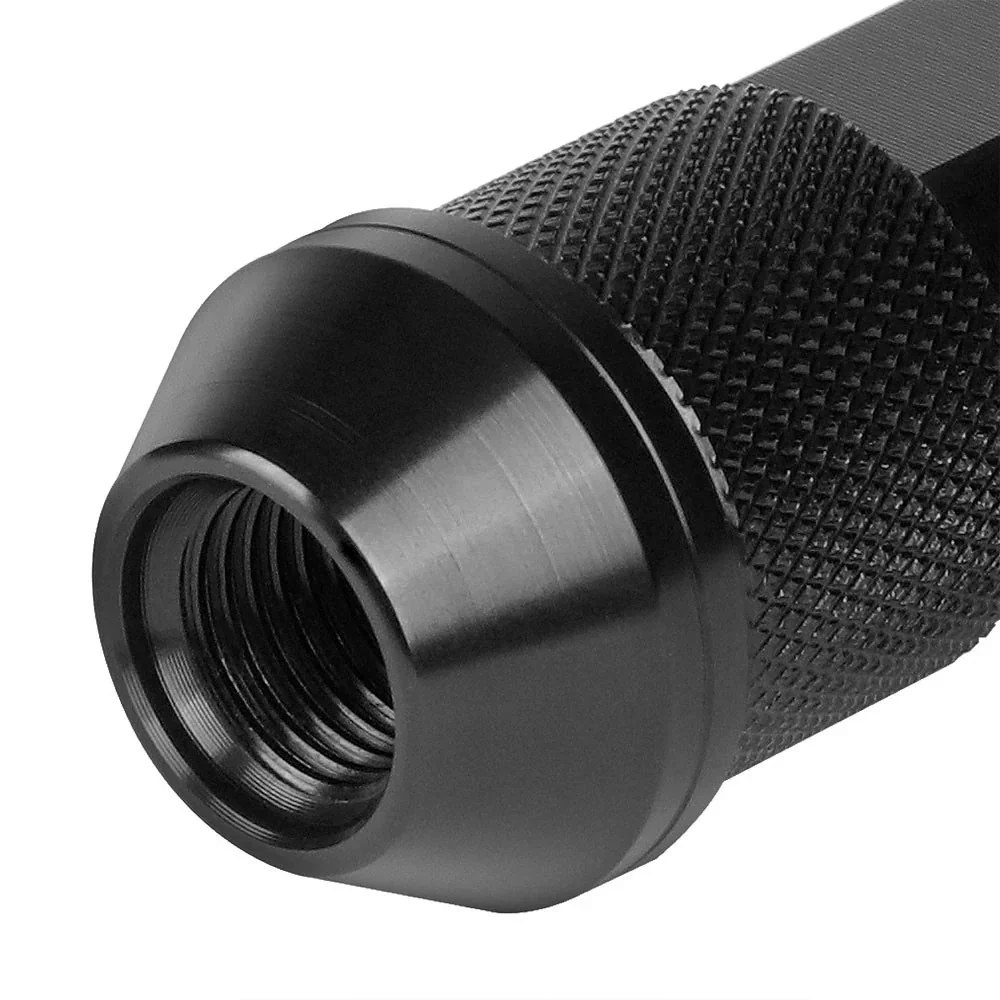 J2 Engineering Lug Nuts (M12 x 1.25) 20 Piece Set With Open Knurled End - Black / Blue / Red - Image 147
