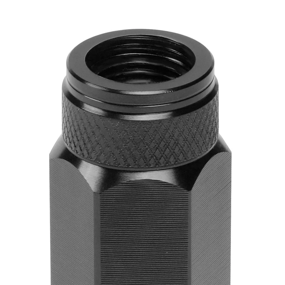 J2 Engineering Lug Nuts (M12 x 1.25) 20 Piece Set With Open Knurled End - Black / Blue / Red - Image 148