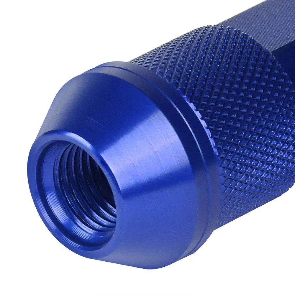 J2 Engineering Lug Nuts (M12 x 1.25) 20 Piece Set With Open Knurled End - Black / Blue / Red - Image 153